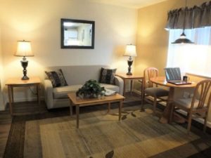 Affordable Corporate Suites - Christiansburg VA - Living Room