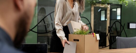 A professional packing her items to relocate to an extended stay hotel room at Affordable Corporate Suites in Roanoke VA